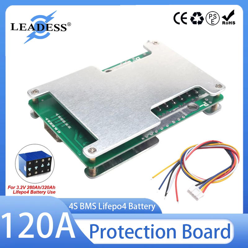 Smart Bms - 4S 12V 120A LiFePO4 Li-on Batterieschutzplatine