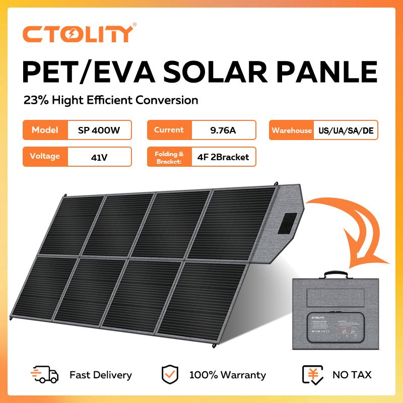 Rv Solar Kit 400W - CTOLITY 400W Solarpanel, tragbares Solar-Kit, komplettes