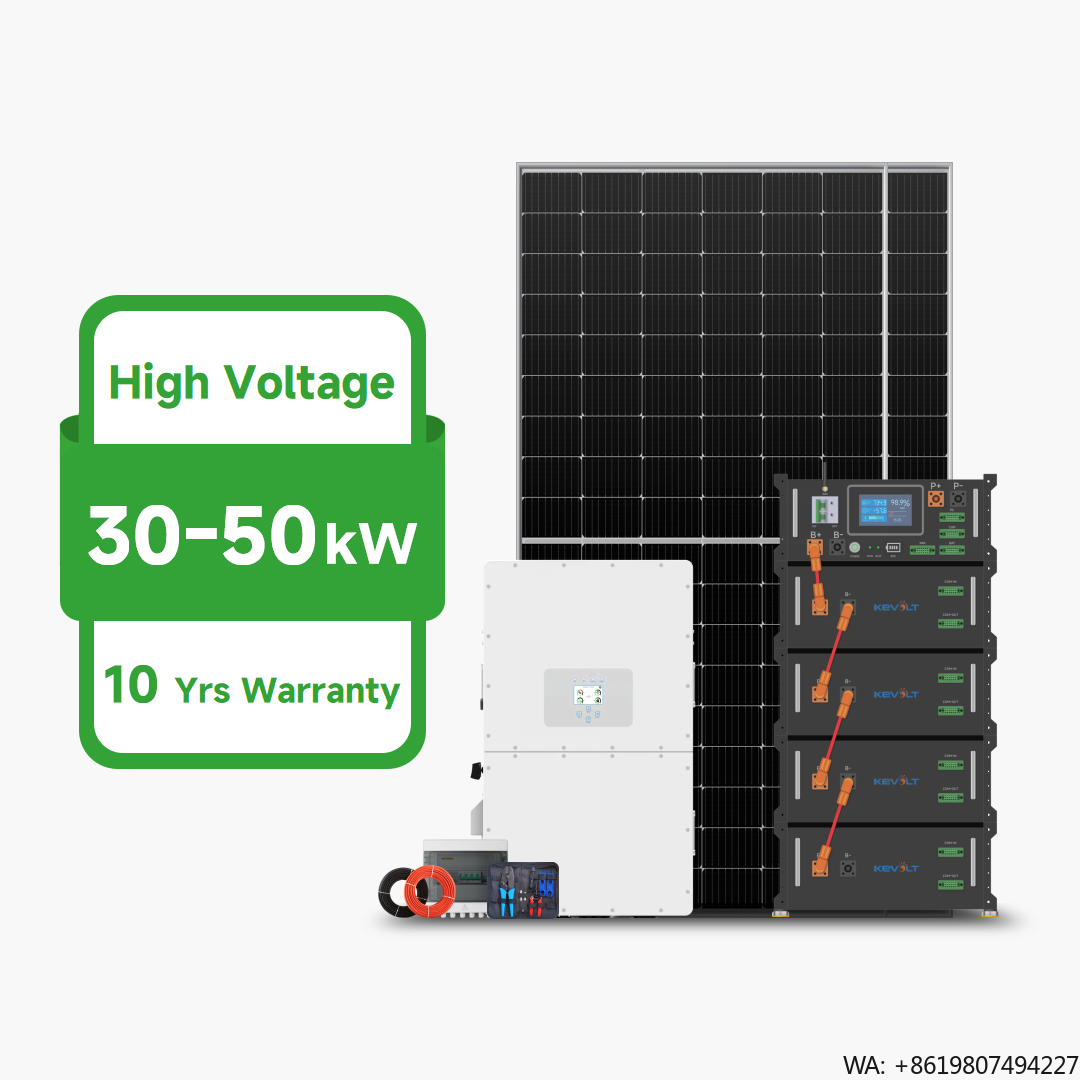 Renewable Energy Price - Günstiges Erneuerbare-Energie-System 30kW 40kW 50kW Hochspannungs-Solarsystem