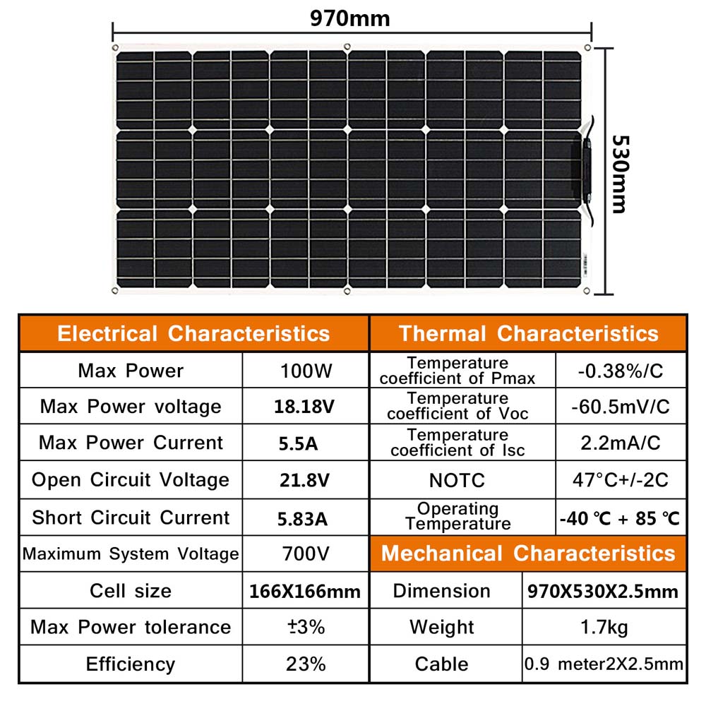 100 Watt Solarpanel 200 W 300  – Rv Solar Kit 400W Bewertung und Preis