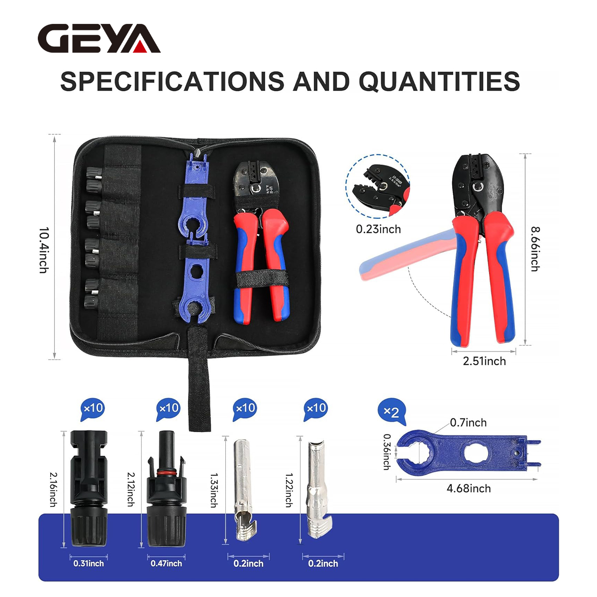 Solar-PV-Crimpzangen-Werkzeugs – Mc4 Crimping Tool Bewertung und Preis