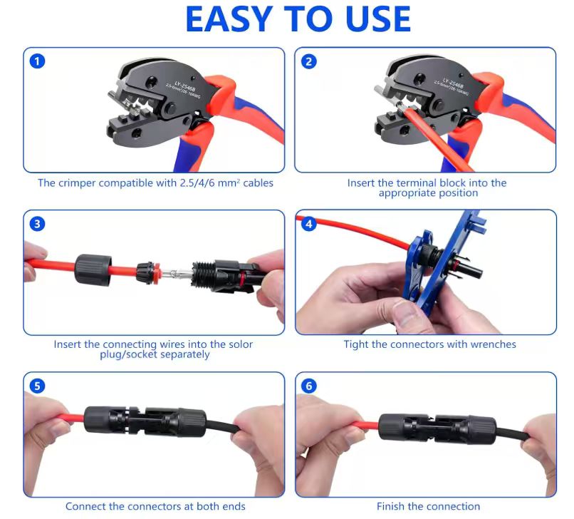 2546B Kit Photovoltaik-Crimpza – Mc4 Crimping Tool Bewertung und Preis